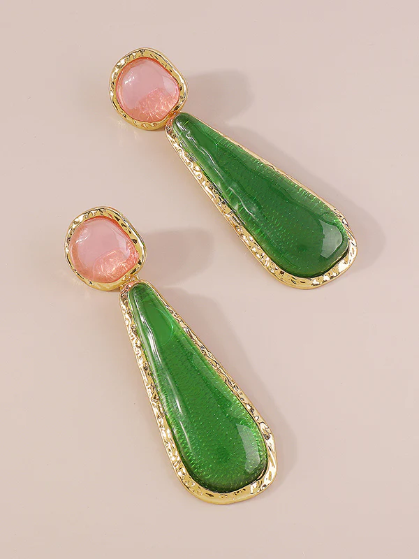 Geometric Drop Earrings - Image 9