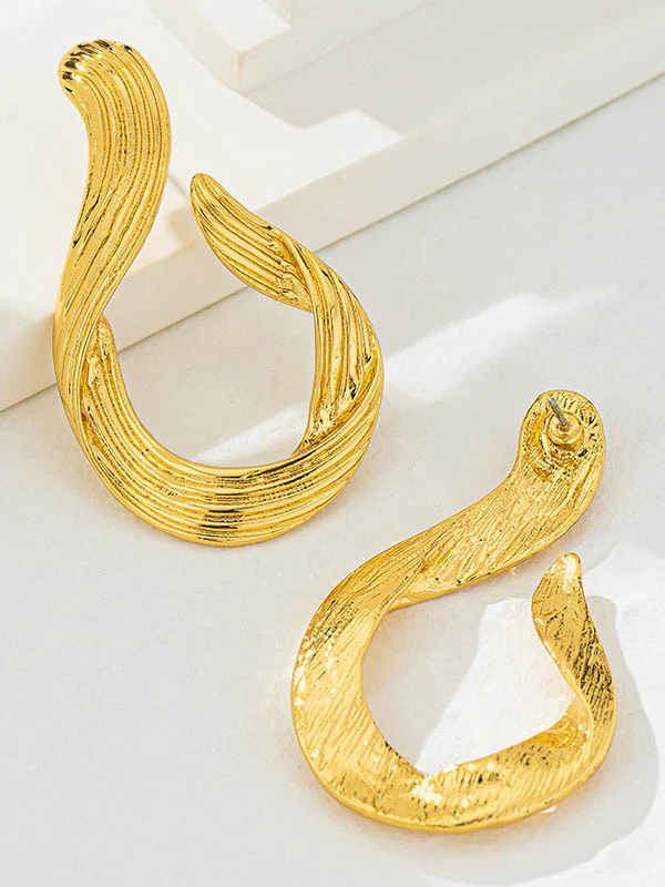 Geometric Drop Earrings - Image 4