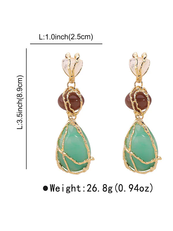 Geometric Drop Earrings - Image 10