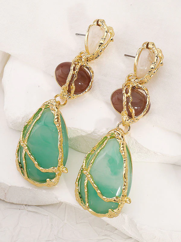 Geometric Drop Earrings - Image 7