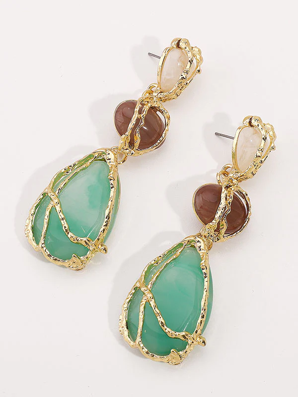 Geometric Drop Earrings - Image 8