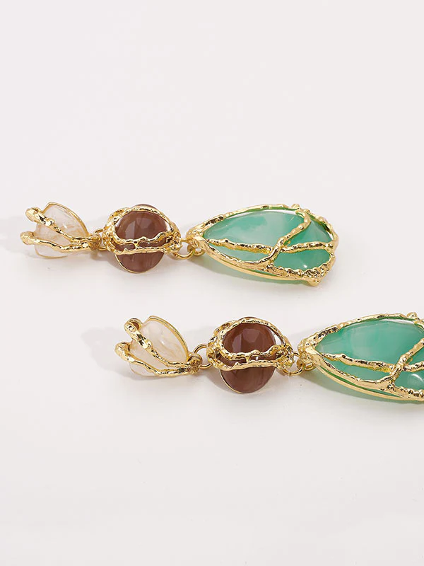 Geometric Drop Earrings - Image 9