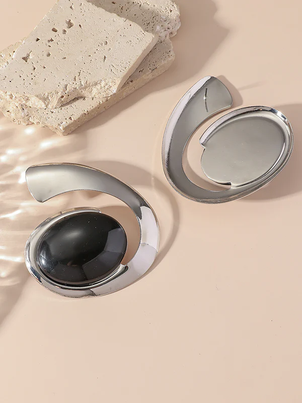 Geometric Drop Earrings - Image 7