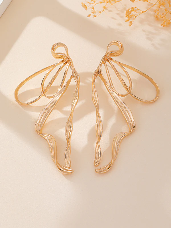 Geometric Drop Earrings - Image 3