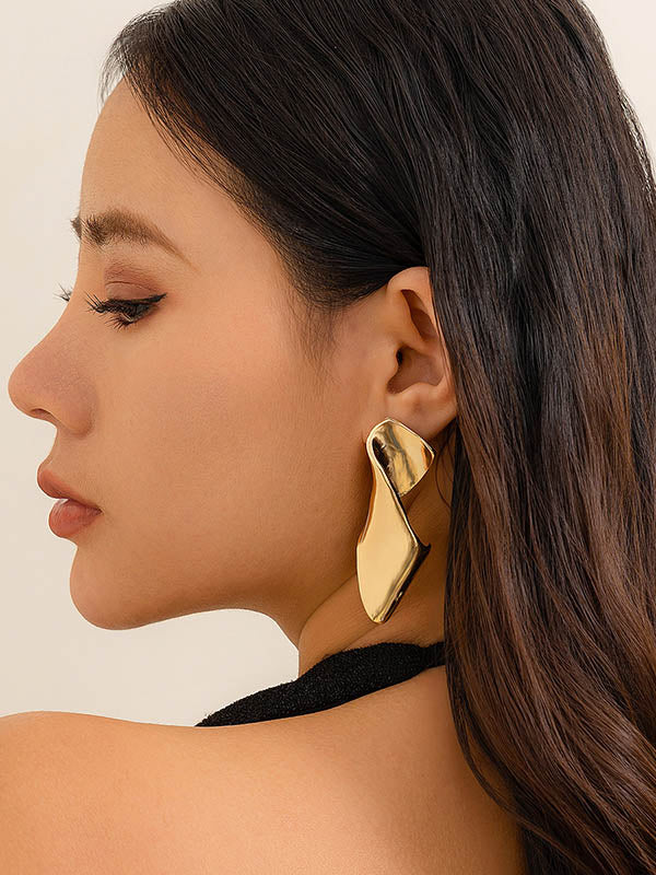 Geometric Drop Earrings - Image 4