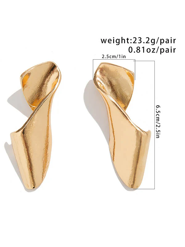 Geometric Drop Earrings - Image 9