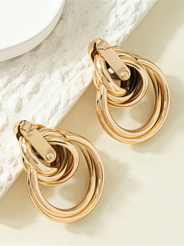 Geometric Drop Earrings - Image 6