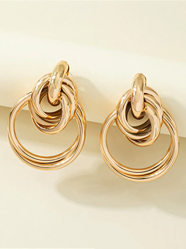 Geometric Drop Earrings - Image 7