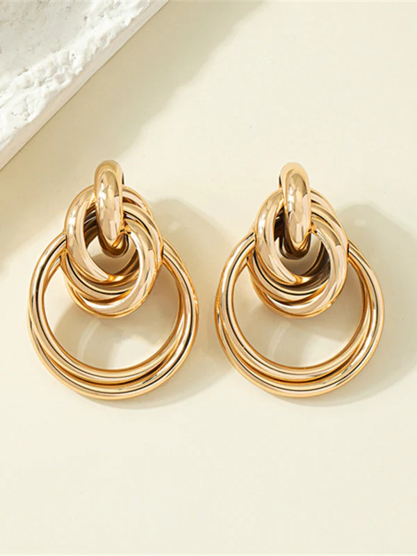 Geometric Drop Earrings - Image 8