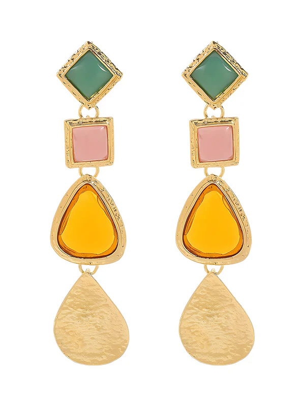 Geometric Drop Earrings - Image 6