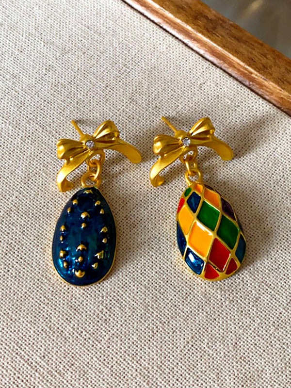 Geometric Drop Earrings - Image 5