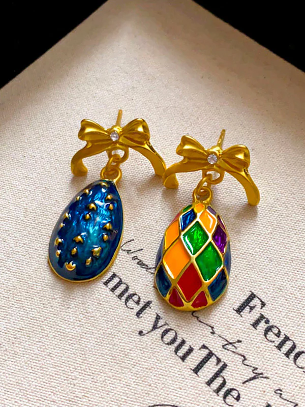 Geometric Drop Earrings - Image 6
