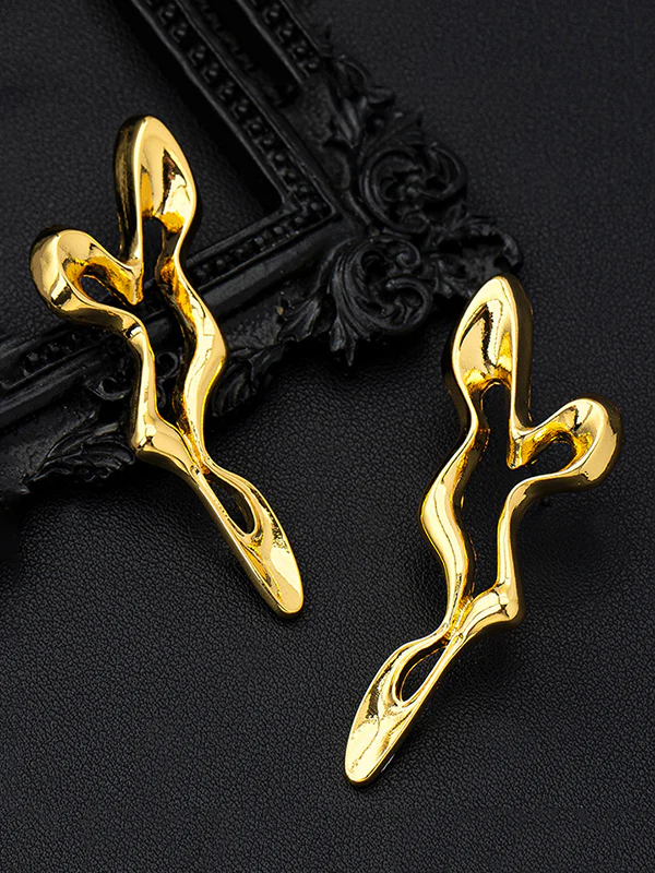 Geometric Drop Earrings - Image 5