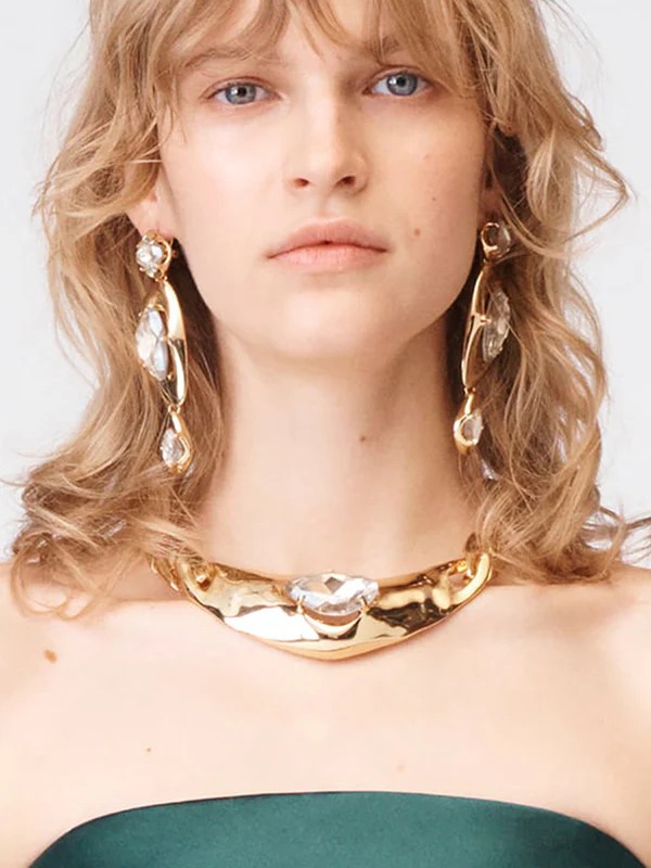 Geometric Drop Earrings - Image 4