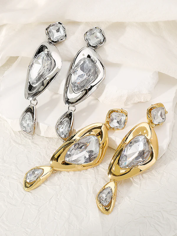 Geometric Drop Earrings - Image 6