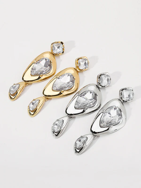 Geometric Drop Earrings - Image 7