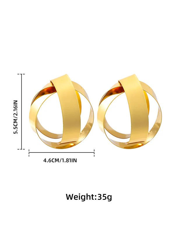 Geometric Drop Earrings - Image 11