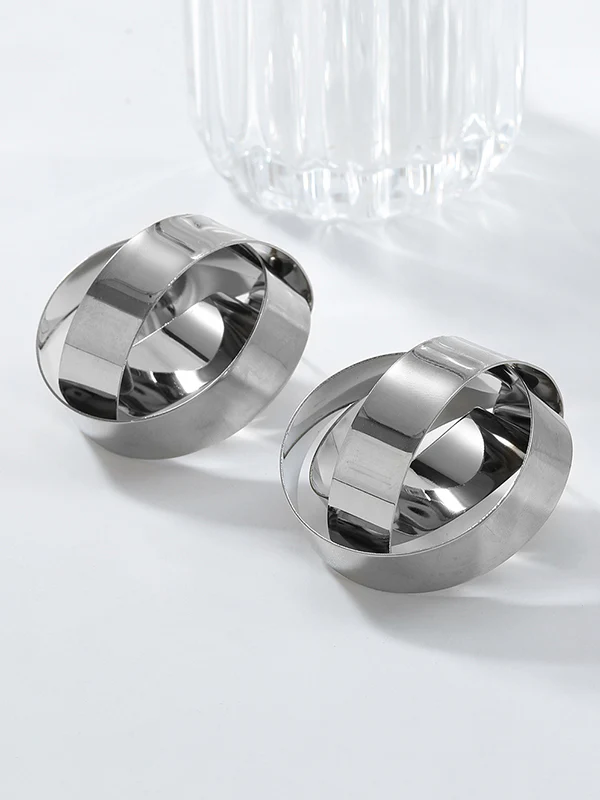 Geometric Drop Earrings - Image 4