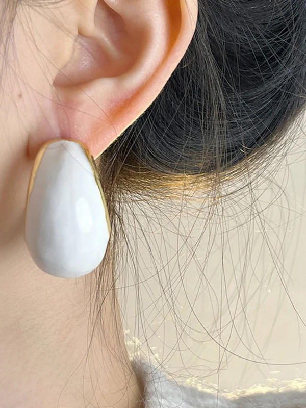 Geometric Drop Earrings - Image 4