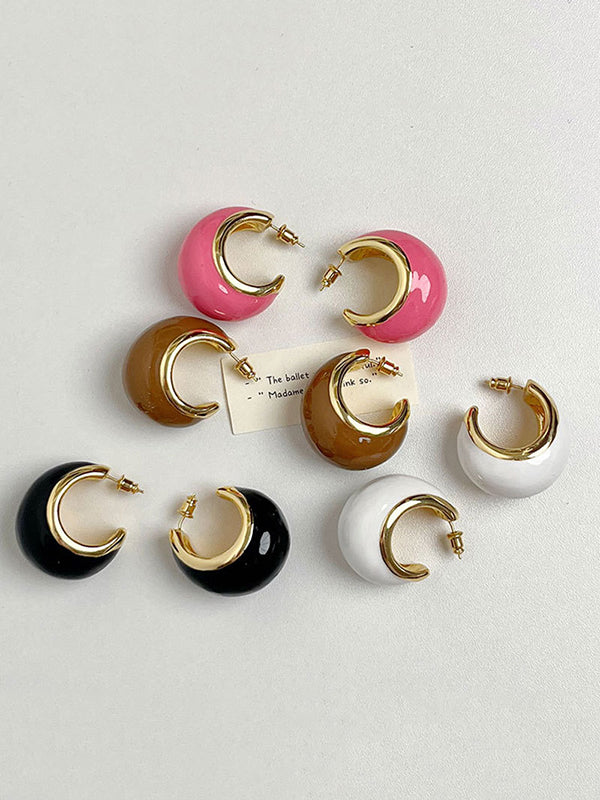 Geometric Drop Earrings - Image 5