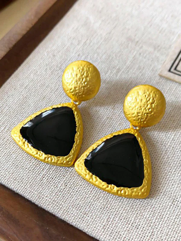 Geometric Drop Earrings - Image 5