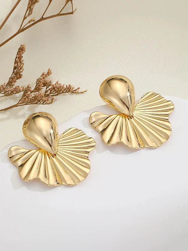 Geometric Drop Earrings - Image 4