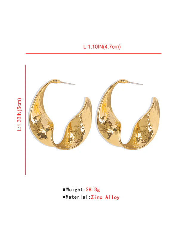 Geometric Drop Earrings - Image 9