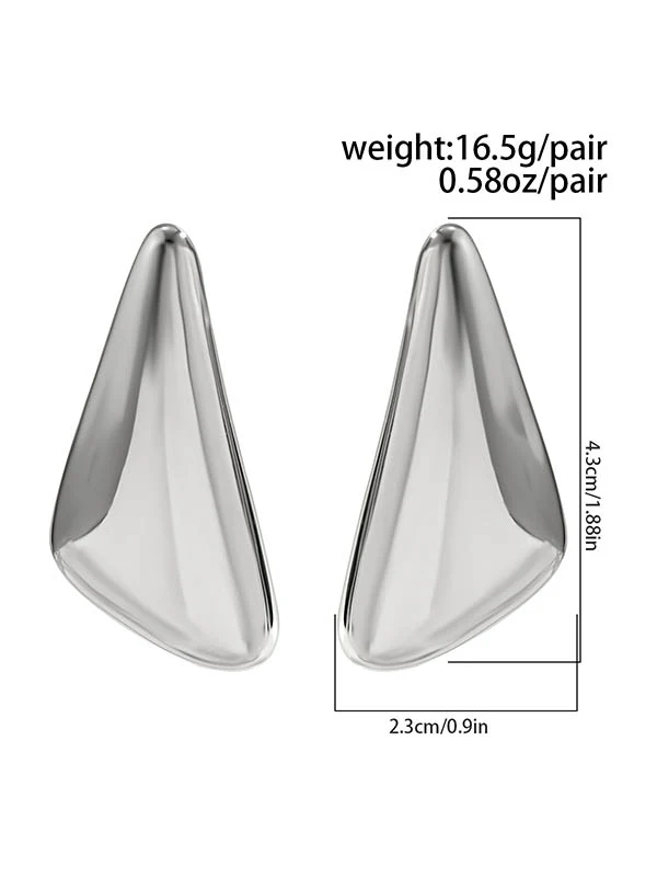 Geometric Drop Earrings - Image 8