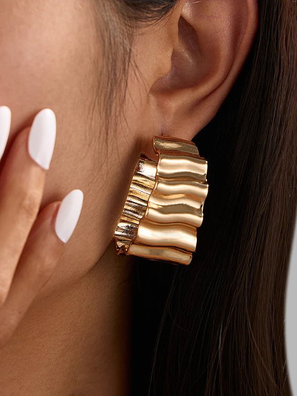 Geometric Drop Earrings - Image 5