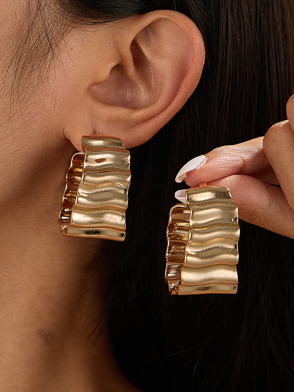 Geometric Drop Earrings - Image 6