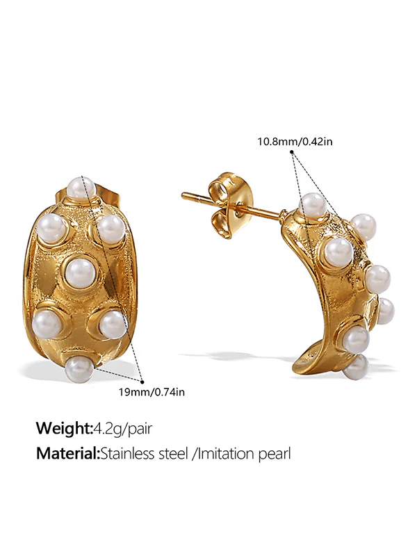 Geometric Drop Earrings - Image 11