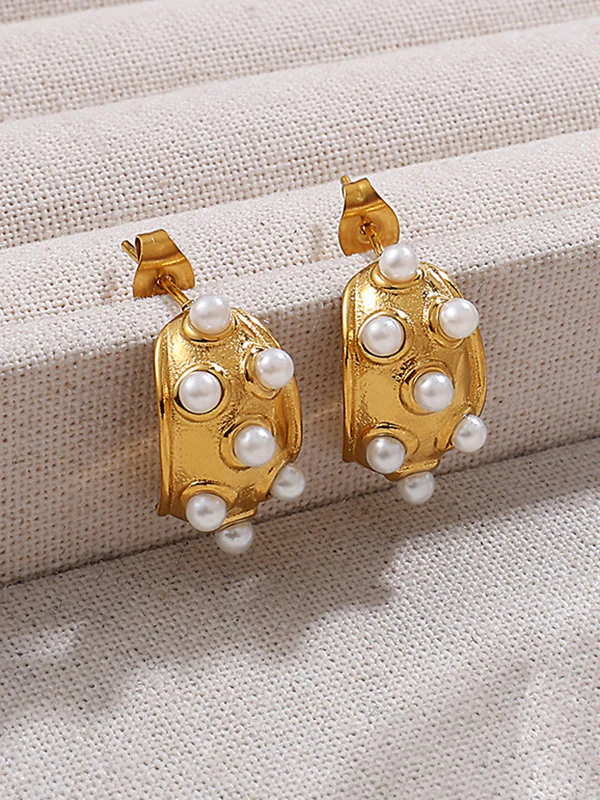 Geometric Drop Earrings - Image 7