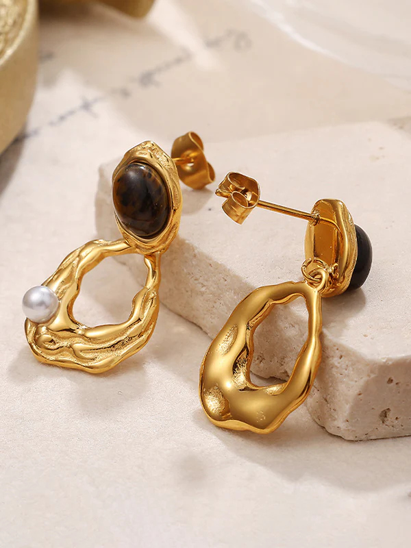 Geometric Drop Earrings - Image 10