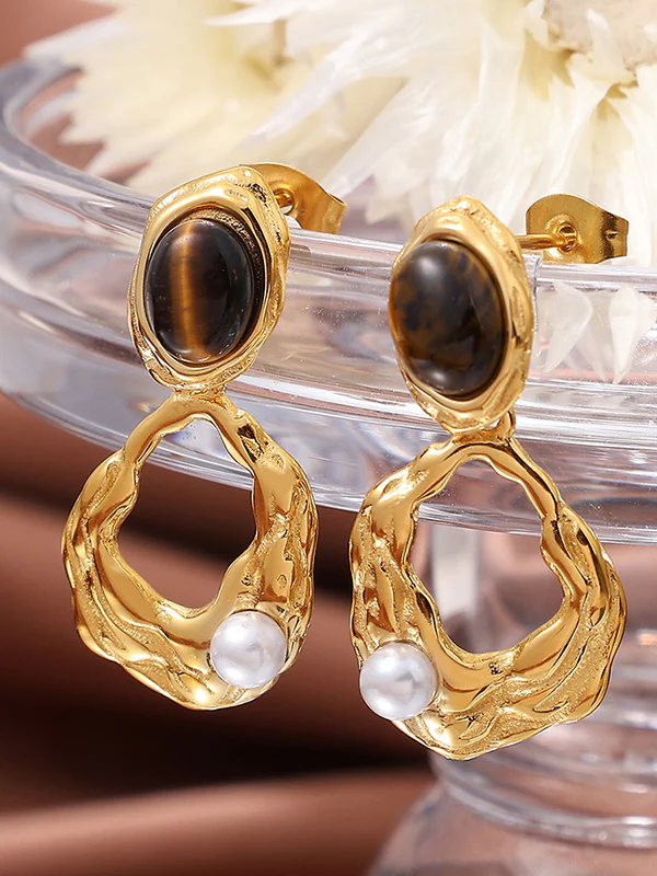 Geometric Drop Earrings - Image 6