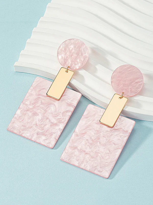 Geometric Drop Earrings - Image 6
