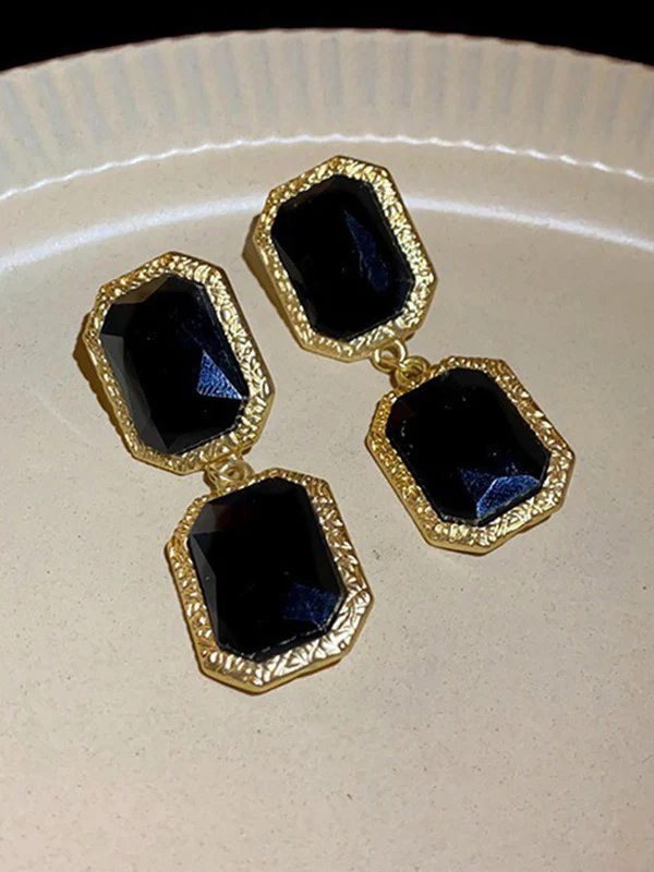 Geometric Drop Earrings - Image 5
