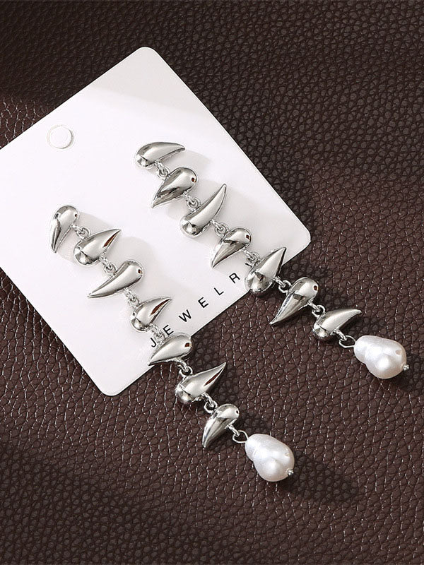 Geometric Drop Earrings Earrings Accessories - Image 6
