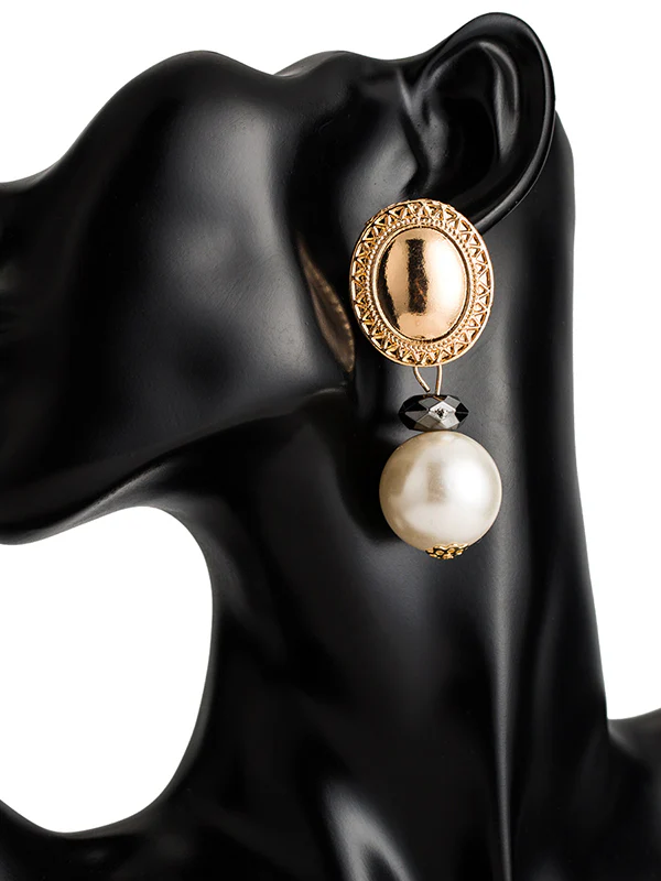 Geometric Drop Earrings - Image 5
