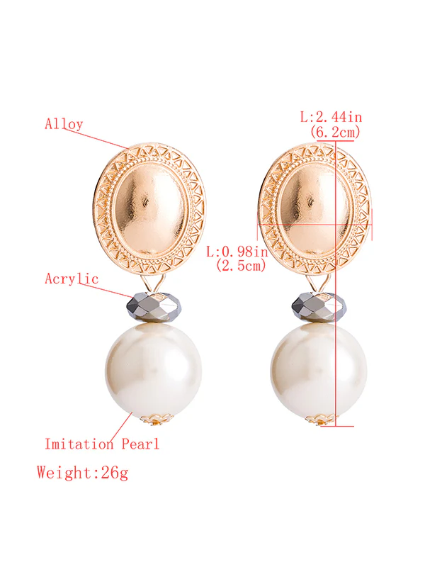 Geometric Drop Earrings - Image 7