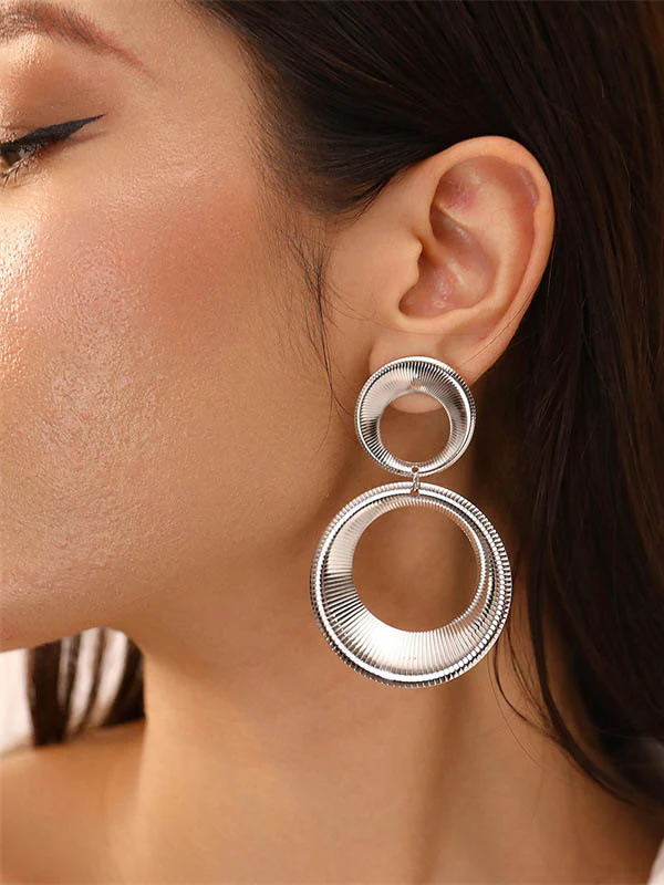 Geometric Earrings Accessories - Image 3