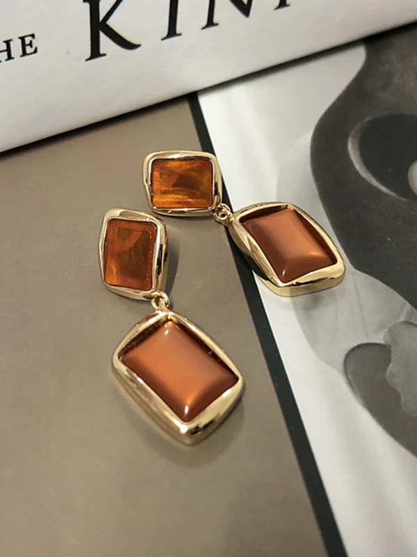 Geometric Earrings Accessories - Image 2