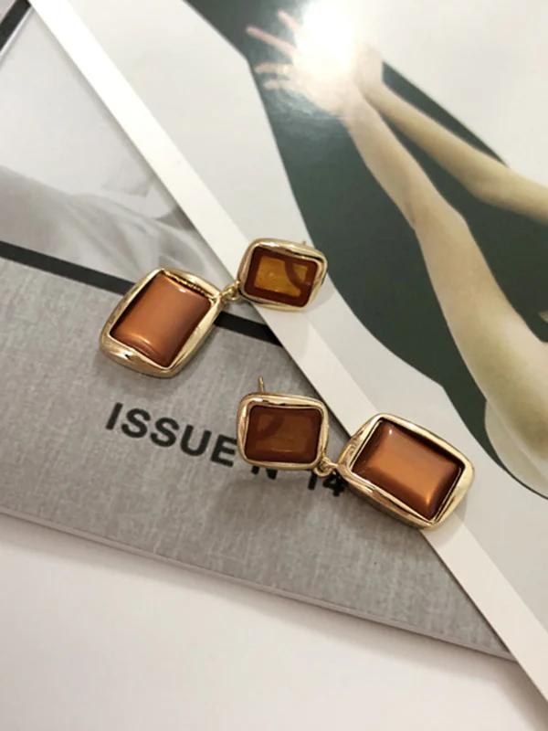 Geometric Earrings Accessories - Image 3