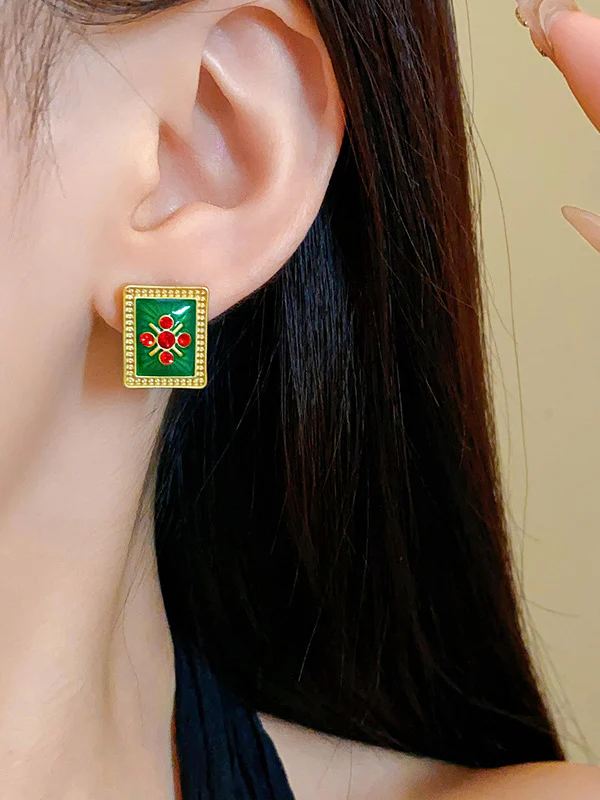 Geometric Earrings Accessories - Image 2