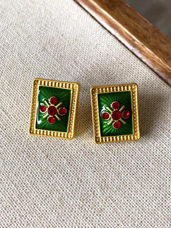 Geometric Earrings Accessories - Image 3