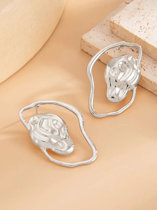 Geometric Earrings Accessories - Image 2