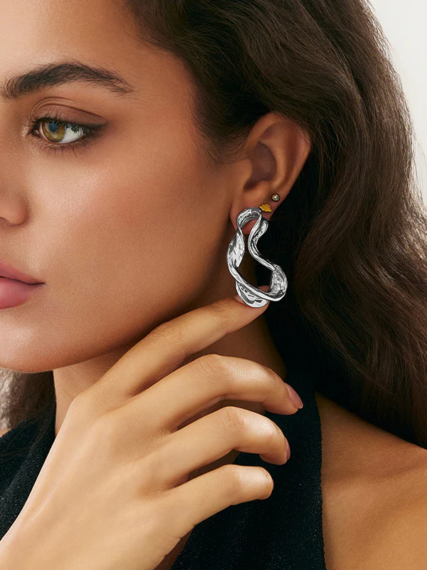 Geometric Earrings Accessories - Image 2