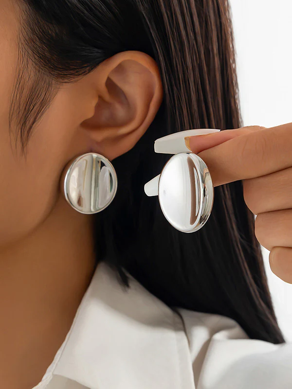 Geometric Earrings Accessories - Image 2
