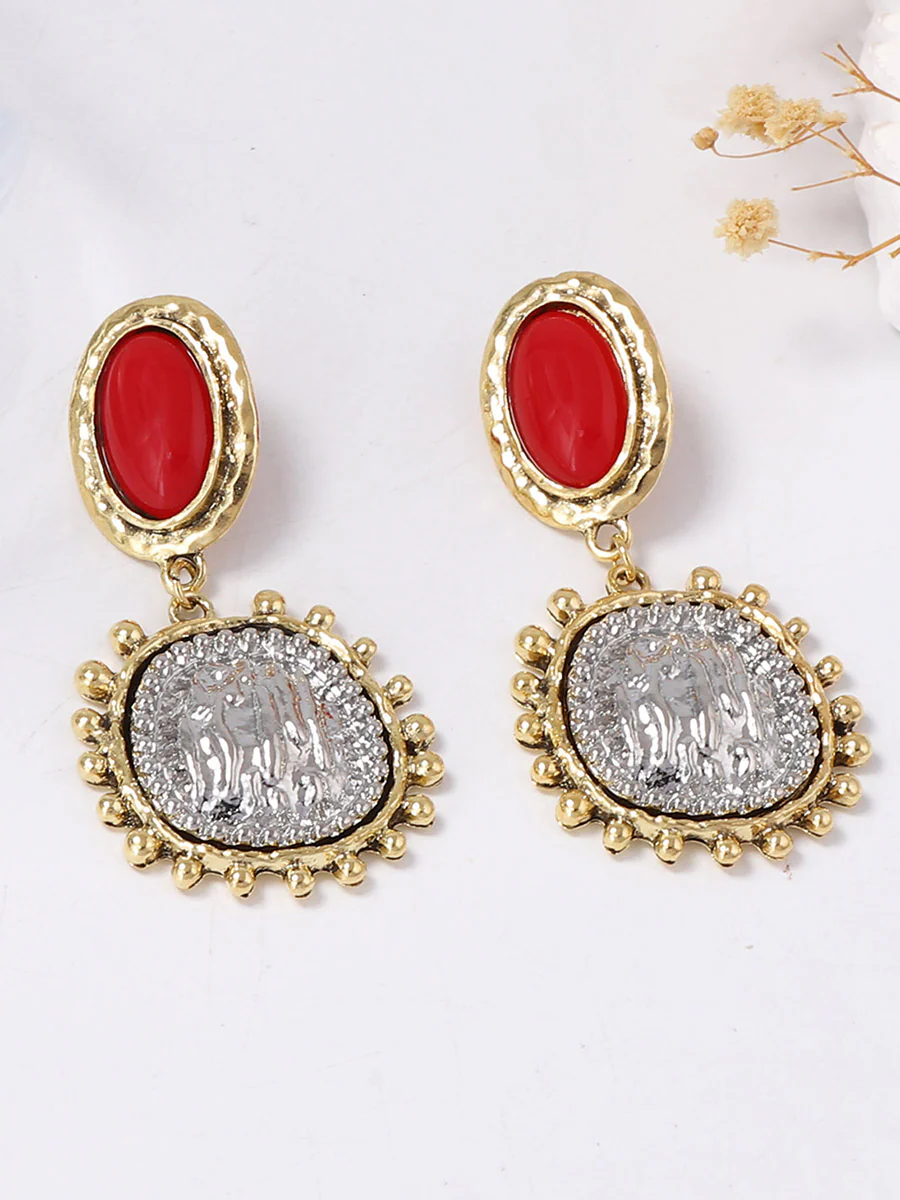Geometric Earrings Accessories - Image 2