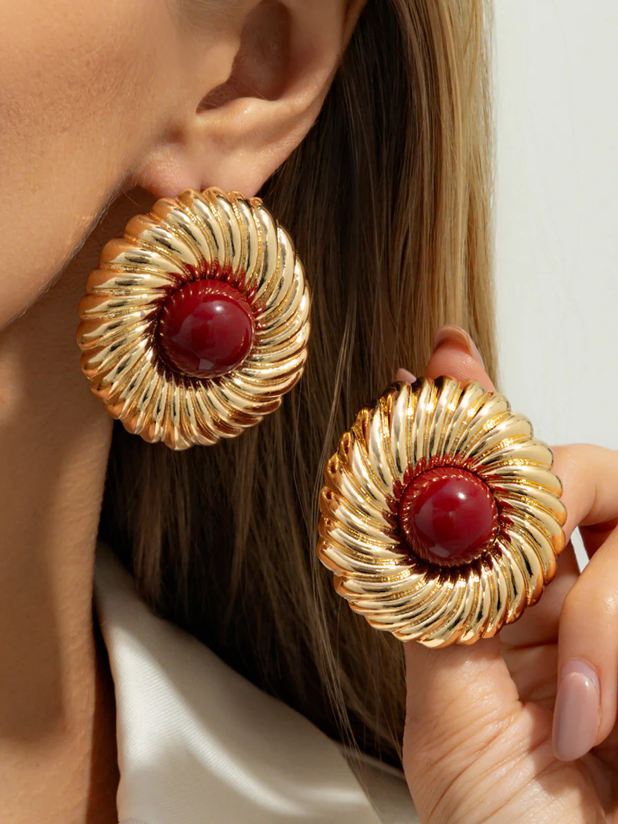 Geometric Earrings Accessories - Image 2
