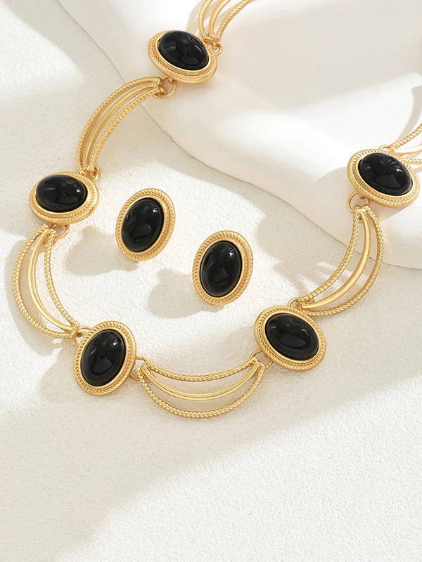 Geometric Earrings Accessories Necklaces Accessories - Image 3